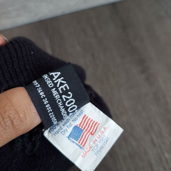 Salt Lake 2002 Olympics Black Beanie - Picture 5 of 6